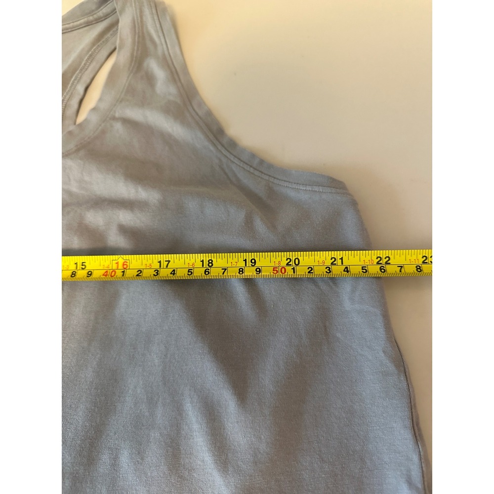 Lululemon Love Racerback Relaxed Fit Tank Top in Gray | Size 12 - Picture 4 of 5